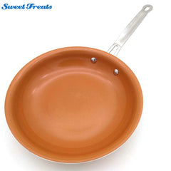 Sweettreats Non-stick Copper Frying Pan with Ceramic Coating and Induction cooking,Oven & Dishwasher safe